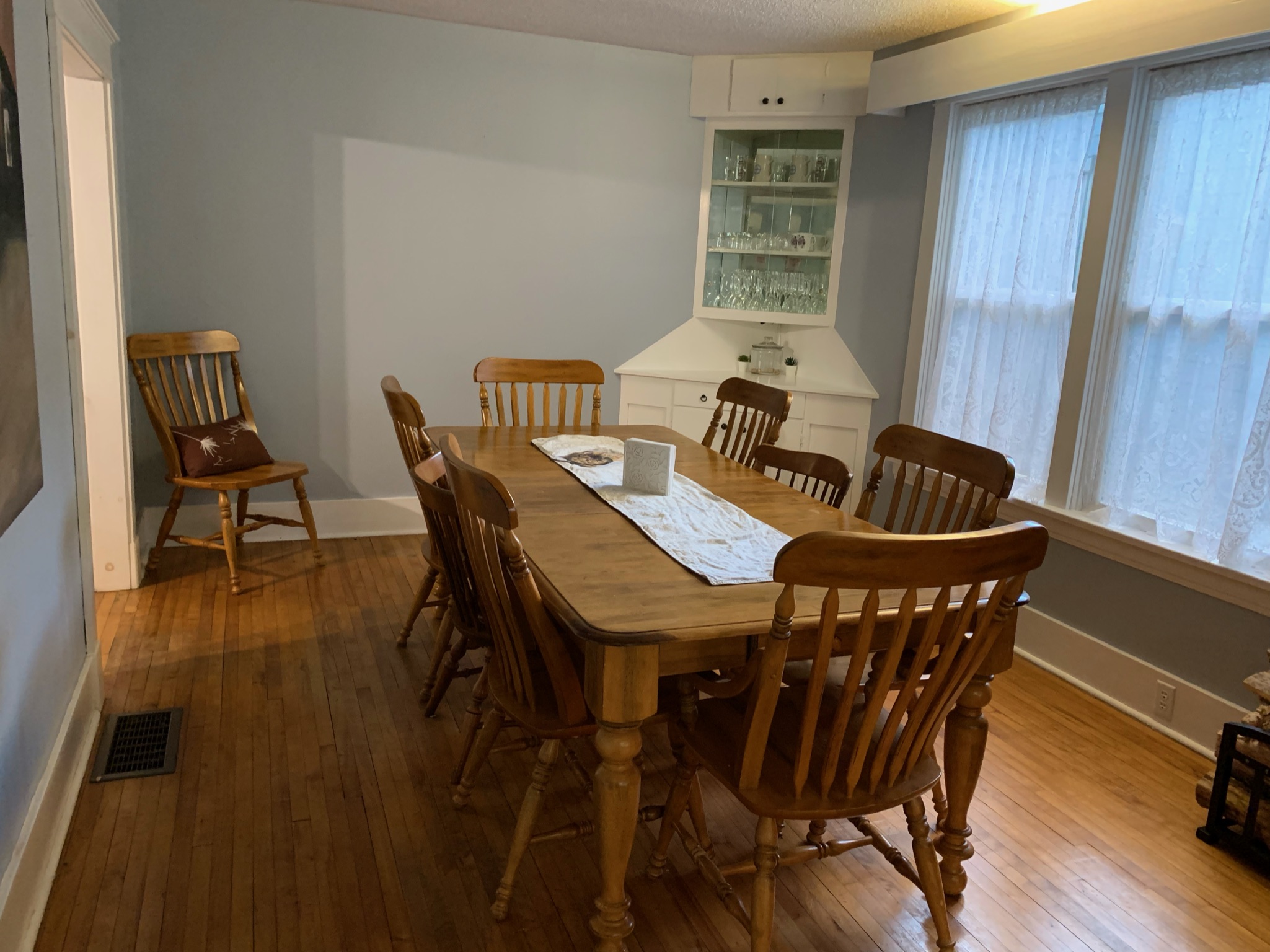 Dining room table and chairs